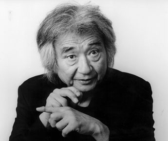 Photo of Seiji Ozawa, conductor Photo of Seiji Ozawa, conductor