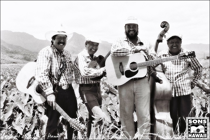 Photo of Sons of Hawaii, musical group. Photo from artist's website: www.sonsofhawaii.com Photo of Sons of Hawai'i, musical group. Photo from artist's website: www.sonsofhawaii.com